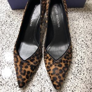 Stuart Weitzman Animal Print Heel 8.5